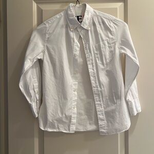 J. Crew Ludlow Kids White Button Down Shirt